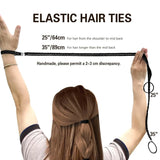 Elastic Hair Ties Ponytail Holders Colorful Gym Sports Hair Bands Spiral Long Pony Tial Wrap for Women Thick Hair for Wind Water