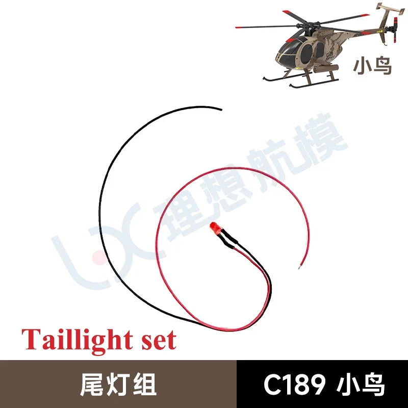 C189 MD500 RC ERA Remote Control Era Bird Helicopter Simulation Helicopter Original Parts Complete Main Motor Steering Gear