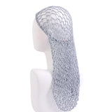 Women Crochet Hair Snood With Elastic Edge Long Hair Net Head Cover Hair Care Nightcap Mesh Pocket Wrap Dreadlock Headwear