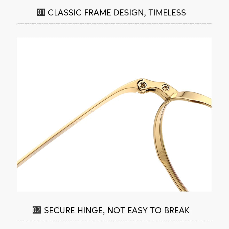 2015 Round Eyeglass Titanium Retro Square Glasses Frames Men Women Eyeglasses Frames Eyewear Business Korean Spectacles Frame