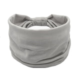 Headwrap Solid Color Knot Wide Headbands for Women Soft Cotton Sports Elastic Hair Bands Accessories Yoga Bandana Bandage