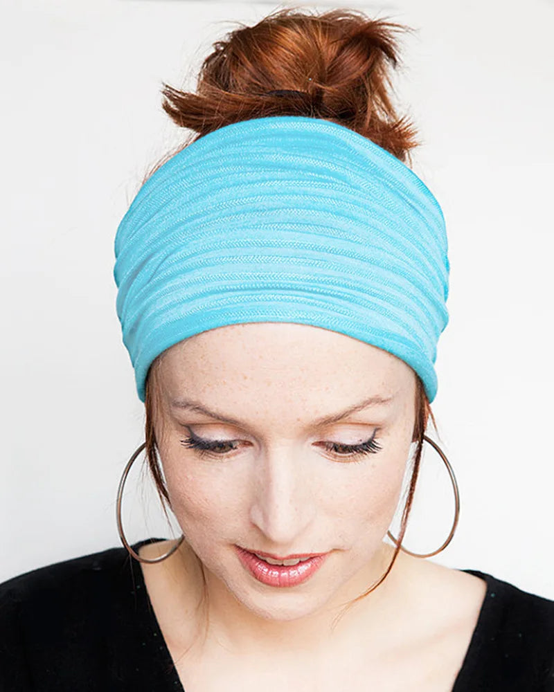 Summer Sports Yoga Headbands for Women Simple Adjustable Men Running Absorb Sweat Elastic Hair Bands Solid Headband Wholesale