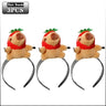 5PCS Headband Cartoon Mouse Hairband New Cartoon Plush Doll Headband French Wide-brim Hairpin Photo Headwear Creative Girl Gift