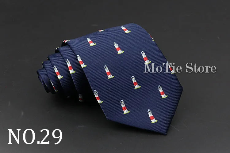 Cute Cartoon Pattern Animal Floral Printed Tie For Men Narrow Slim NeckTie Wedding Red Navy Party Ties Cravat Accessories Gifts