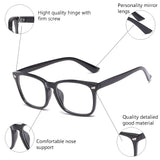 Blue Light Blocking Glasses Square Nerd Eyeglasses Frame Anti Blue Ray Computer Game Glasses