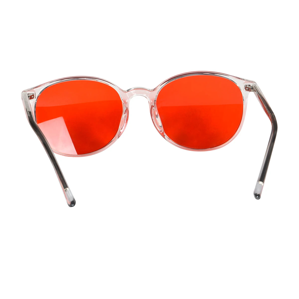 red glasses red blue light glasses for better sleep blue light blocking glasses orange lenses Tr90  women eyeglasses SH2022