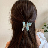 Retro Butterfly Hair Clips Back Of The Head Hair Claws Sweet Coiled Hairpin Women Lady Girl Headwear Hair Styling Tools