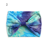 Bohemian Wide Stretch Headbands Multi-color Tie-dyed Yoga Sweatband Turban Head Wrap Bandana Women Hair Accessories Wholesale