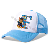 New Paw Patrol Kids Letters Baseball Caps Boys Cartoon Casuals Hat Children Sports Sun Hat Adjustable Peaked Cap Birthday Gifts