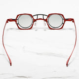 High quality pure titanium small glasses retro frame for men and women suction clip optical glasses frame for prescription glass