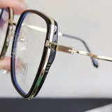 Blue Ray Blocking Anti-Blue Light Glasses Eye Protection PC Square Eyeglasses Ultralight Optical Spectacle Eyeglass Office