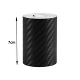 3D Nano Carbon Fiber Car Tape Black Car Door Edge Guards Side Mirror Anti-Scratch Collision Strip Waterproof Protector Film Tape