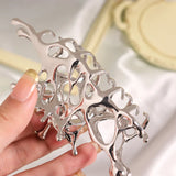 1pc Advanced metal liquid hair claws, women's hair volume, multiple discs, hair clips, hair accessories, temperament, headwear