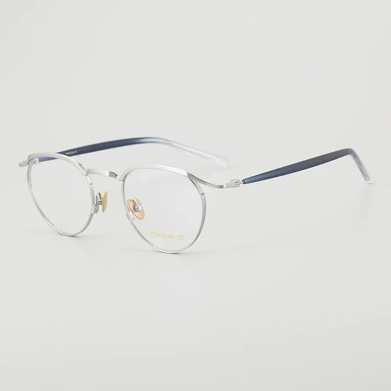 Top Quality Acetate Titanium Optical Glasses Frame Luxury Vintage Computer Eyeglasses Designer Ultra-Light  Eyewear