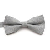 High Quality Mens Solid Color Bowtie Set For Men Children Wedding Party Dinner Accessory Pink Orange Father-son Bow Tie Gift
