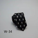 5cm Musical Note Printed Tie College Students Narrow Neckties Leopard Check Performance Ties For Men Daily Neckwear Gravata Gift