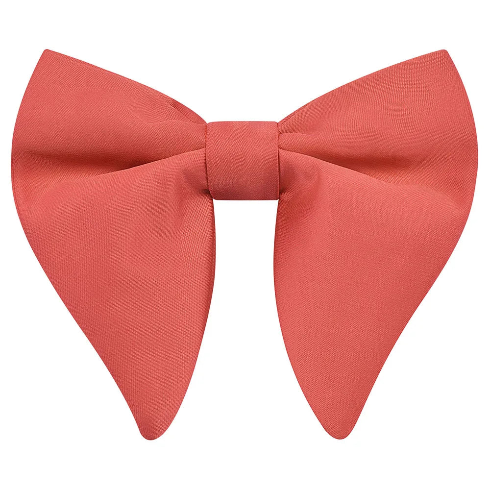 GUSLESON Fashion Pink Champagne Blue Solid Bow Tie For Men Classic Big Bowtie For Party Wedding Bowknot Adult Mens Tie