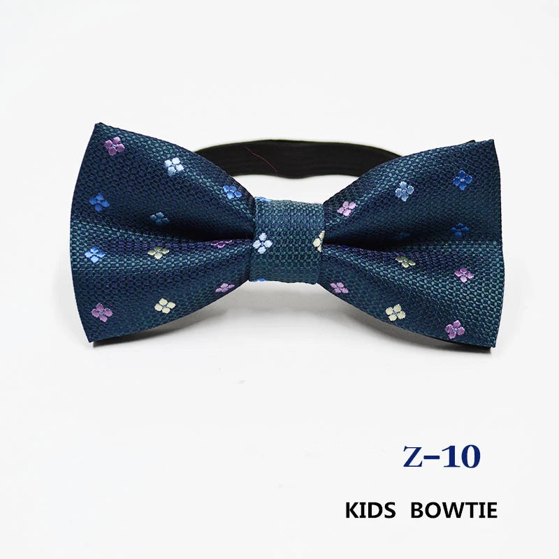 53 Color Children's Bow Tie Fashion Jacquard Baby Neckties Tie Baby Kid Kids Classical Pet Striped Butterfly Elastic Cord BowTie