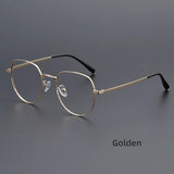 DIEDIESEE New Anti Blue Light Men's And Women's Titanium Frame Can Be Paired With Myopia Optical Prescription Glasses Frame 1901