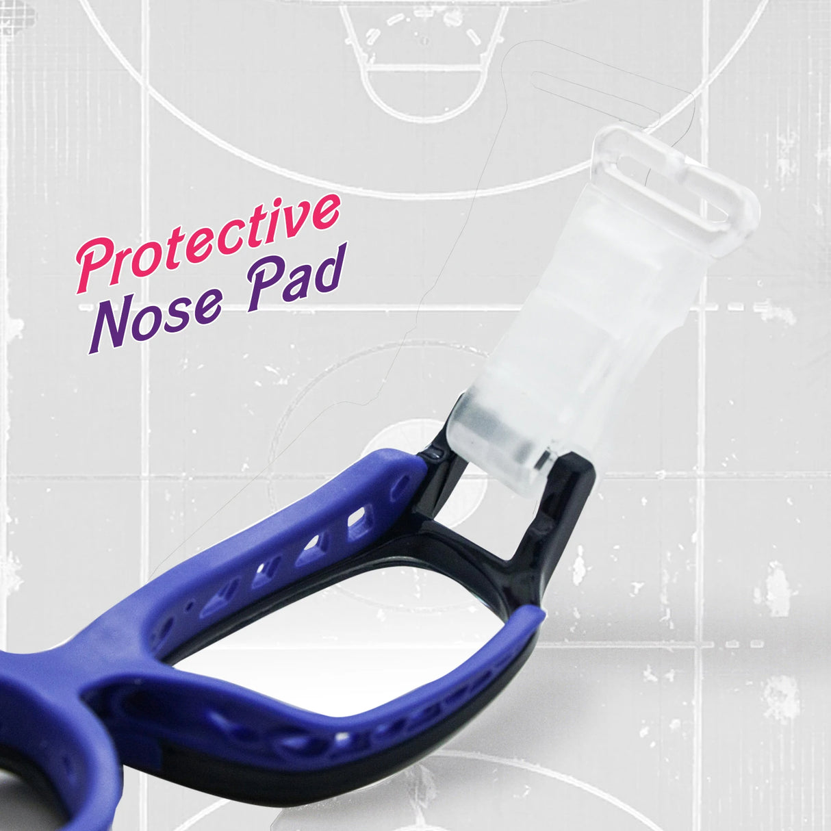 Sports Glasses Lens Replaceable Slim Fit Light Weight Impact-Resistant Protective Goggles Basketball Soccer Volleyball Tennis