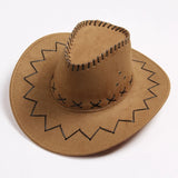 New Kids Western Cowboy Hat Curved Brim Outdoor Toddler Sun Hat Children Birthday Gifts Vacation Cap Party Cosplay Hat