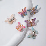 5PCS Sweet Macarons Gradient Color Cute Butterfly Kids Hairpins Children Headwear Princess Barrette Girls Hair Accessories