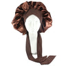 Women Big Size  Satin Cap for Sleeping Hat Night Sleep Cap Hair Care Silk Bonet Stain Hair Cap for Women Curly Springy Hair