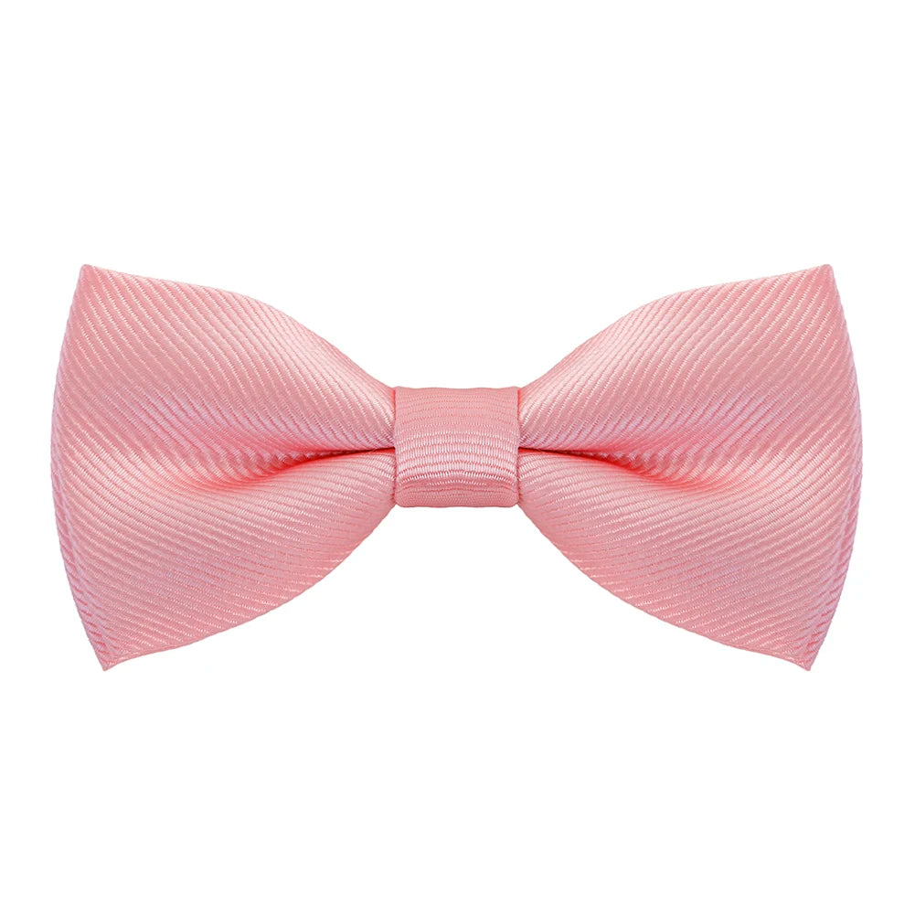 HUISHI Bow Ties For Men Solid Stripe Black Pearl White Bowtie Elegant Mans Bussiness Wedding Party Accessories Butterfly Bow