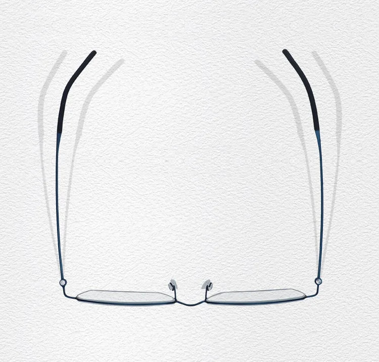 Pure Titanium Glasses Frame Men Women Eyewear Frames Eyeglassess Square Business Classic Design Screwless Denmark Brand