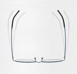 Pure Titanium Glasses Frame Men Women Eyewear Frames Eyeglassess Square Business Classic Design Screwless Denmark Brand
