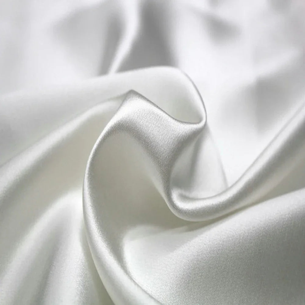 19 Momme Width 114cm 100% Pure Natural Mulberry Silk Fabric Make Clothing/Pillowcase/Eye Mask/Nightcap/Bedding/Pajamas Fabric