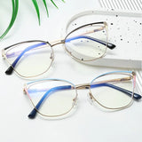 Blue Light Blocking Women Designers Eyeglasses Optical Spectacle Computer Eye Protection Glass Fashion Eyewear