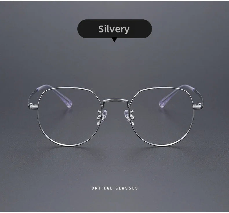 DIEDIESEE New Anti Blue Light Men's And Women's Titanium Frame Can Be Paired With Myopia Optical Prescription Glasses Frame 1901
