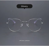 DIEDIESEE New Anti Blue Light Men's And Women's Titanium Frame Can Be Paired With Myopia Optical Prescription Glasses Frame 1901
