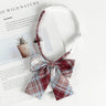 Fashion JK Bowtie Women College Student Collar Tie Cotton Plaid Bowknot Lolita Girls Adjustable Butterfly Anime Cosplay Cravat