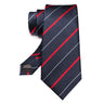 EASTEPIC Men's Gifts of Striped Ties Red Neckties for Gentlemen in Fine Apparel Fashionable Accessories for Social Occasions