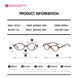 KANSEPT women's eyeglass frame optical lenses grade glasses Prescription for eyepieces in trend anti-glare lenses and blue light