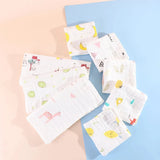 Random 5pcs Muslin 6 Layers Cotton Soft Baby Towels Baby Face Towel Handkerchief Bathing Feeding Face Washcloth Wipe Burp Cloth