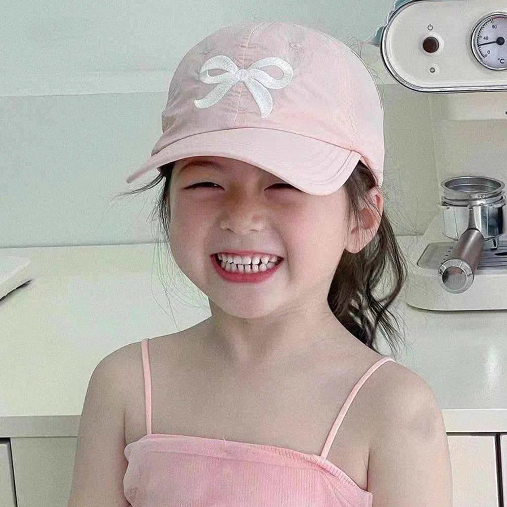 Fashion High Ponytail Kids Boy Girl Sun Hats Quick Drying Baseball Caps Adjustable Travel Caps Children Peaked Hats With Hole