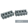 Straight train tracks Curved accessories car blocks Building Sets DIY 10-100 pcs kids toys moc bricks City switch rail crossing