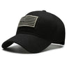 American Flag Camouflage Sticker Embroidered Baseball Cap Net Hat Men's Outdoor Velcro Cap
