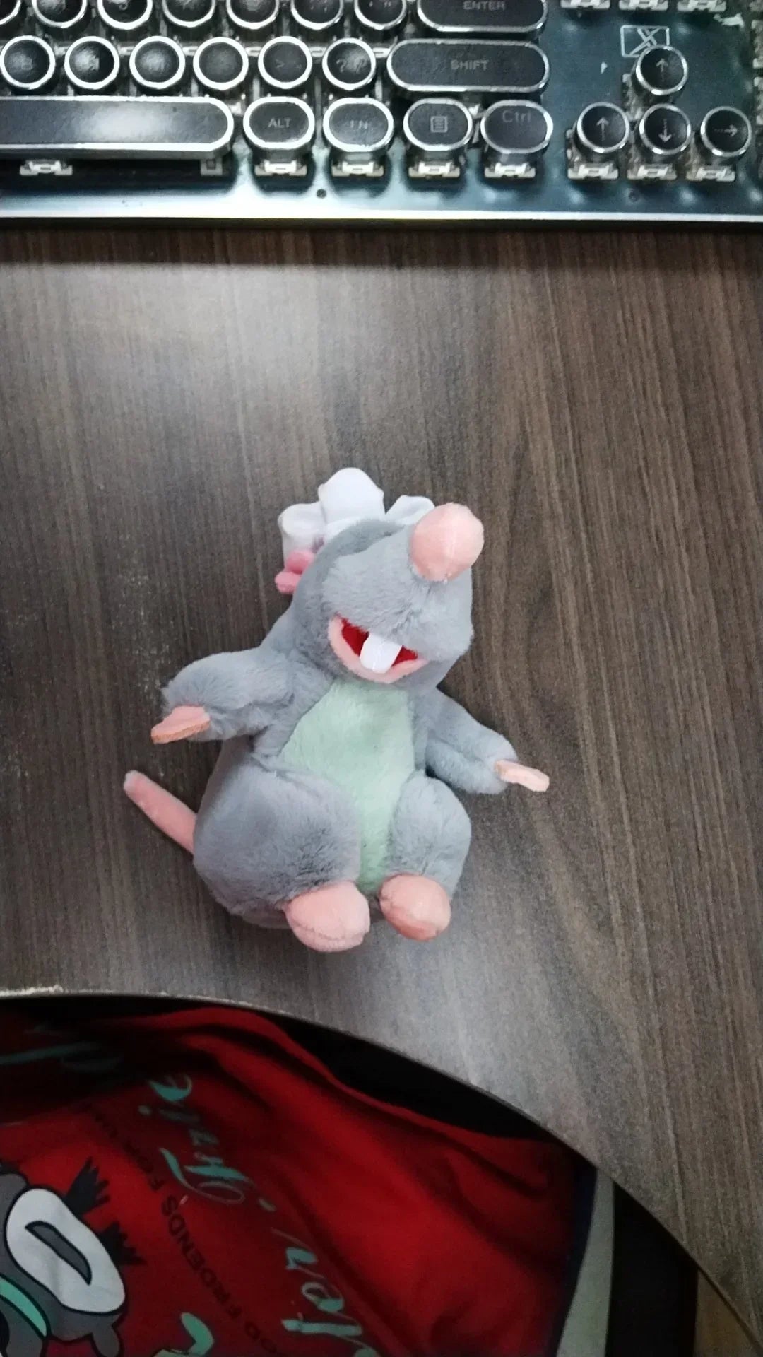 5PCS Headband Cartoon Mouse Hairband New Cartoon Plush Doll Headband French Wide-brim Hairpin Photo Headwear Creative Girl Gift