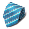 High-quality Wedding Ties For Men Fashion New Style Blue Strip Print Neckties Daily Office Apparel Accessories Gift For Man