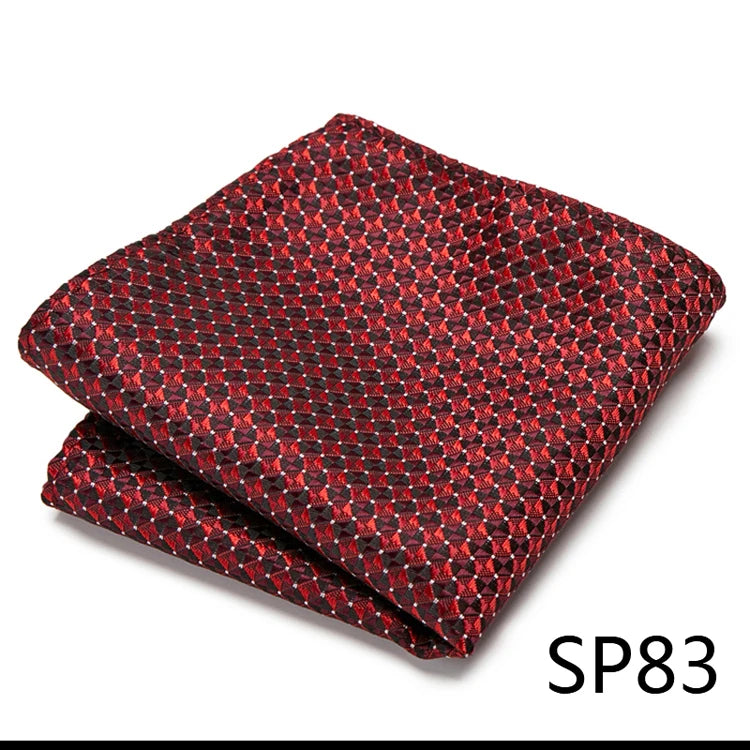 Pocket Square Handkerchief Nice Handmade Woven 100% Silk Hanky Pocket Square Printed  hombre Pink Office Clothing accessories