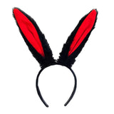 Girls Plush Long Rabbit Ear Hair Bands Headwear Headband Dress Accesorios Women Girl Cosplay Lolita Cosplay Hair Accessories