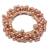Pearls Beads Hair Ties Elastic Hair Bands For women Hair Rope Scrunchies Ponytail Holders Rubber Hair Accessories