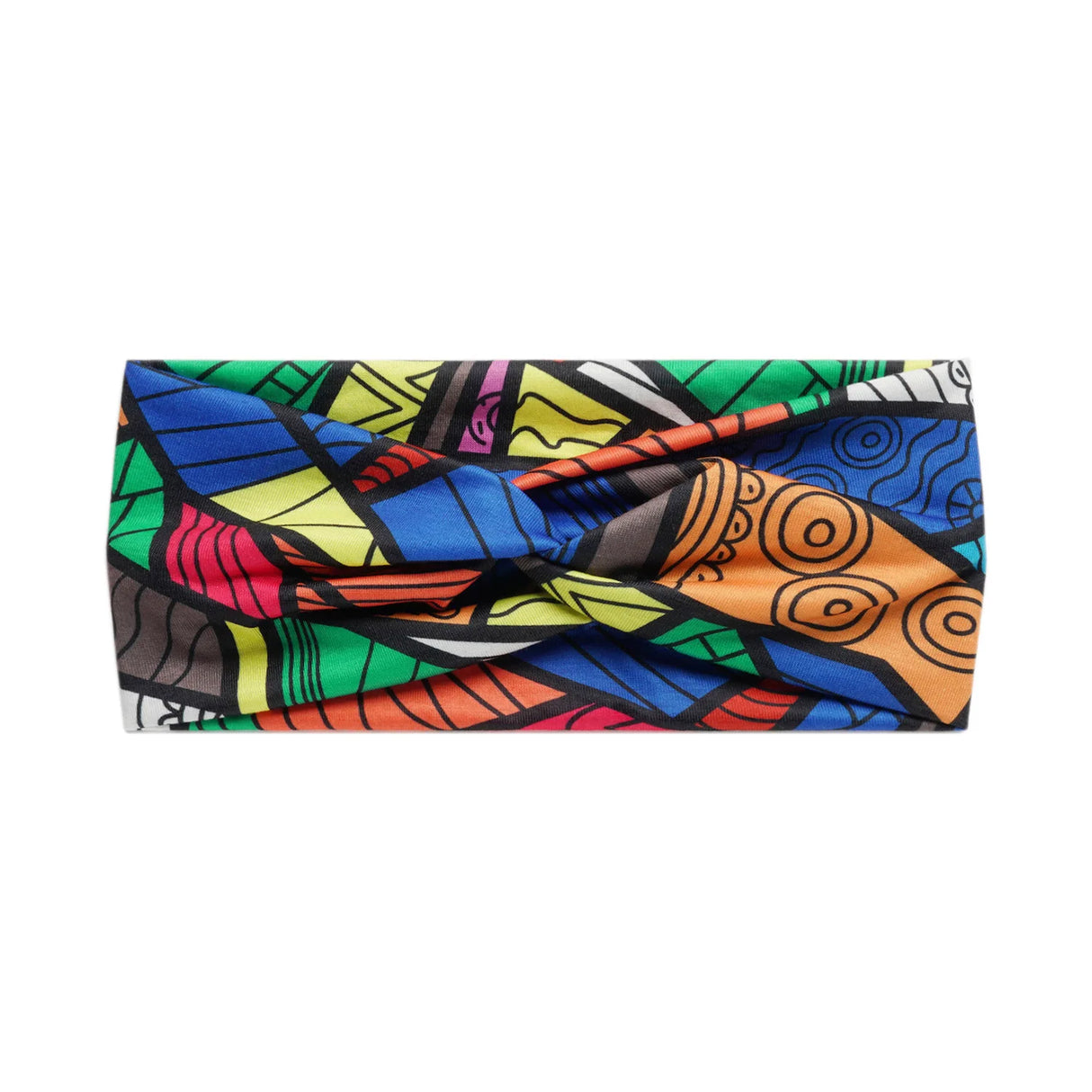 Fashion Bohemian Hair Bands Print Women Girls Headbands Vintage Cross Turban Bandage Bandanas HairBands Hair Accessories