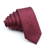 Slim Ties For Men Women Skinny Striped Plaid Paisley 5cm Necktie Casual Wear For Party Wedding Narrow Collar Male Tie Accessorie