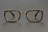 Exquisite Titanium Handmade Glasses Frame Mens Women Retro Square Spectacle Frames Eyeglasses Japanese Design Oval Round Eyewear