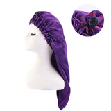 Unisex Elastic Bonnet Long Hair Sock Dreadlock Braids Cap Sleep Hats Head Wrap Turban Night Cap Hair Care Nightcap for Women Men